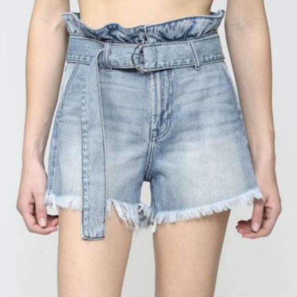 HIDDEN Pants - HIDDEN denim shorts M NWT